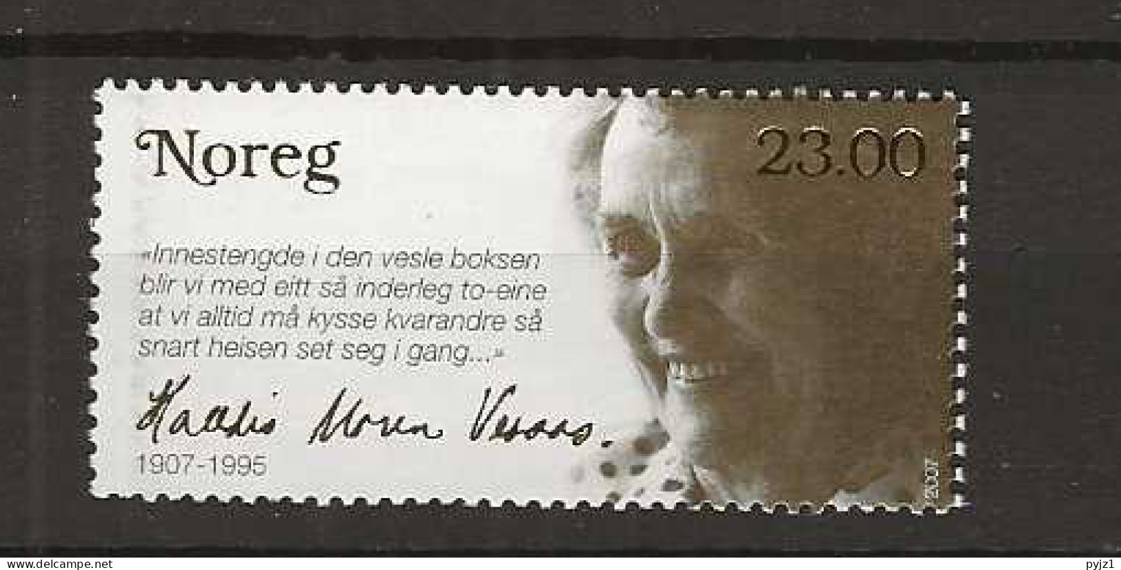 2007 MNH Norway, Mi 1629 Postfris** - Nuovi