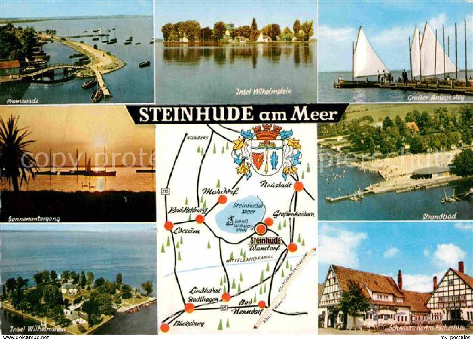 72887113 Steinhude Insel Wilhelmstein Anlegesteg Promenade Strandbad Steinhude - Steinhude