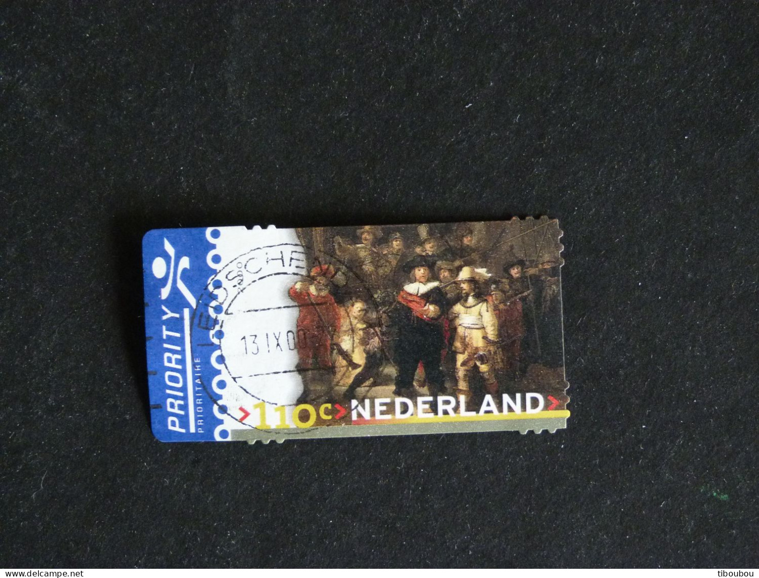 PAYS BAS NEDERLAND YT 1787 OBLITERE - RIJKSMUSEUM REMBRANDT LA RONDE DE NUIT - Used Stamps