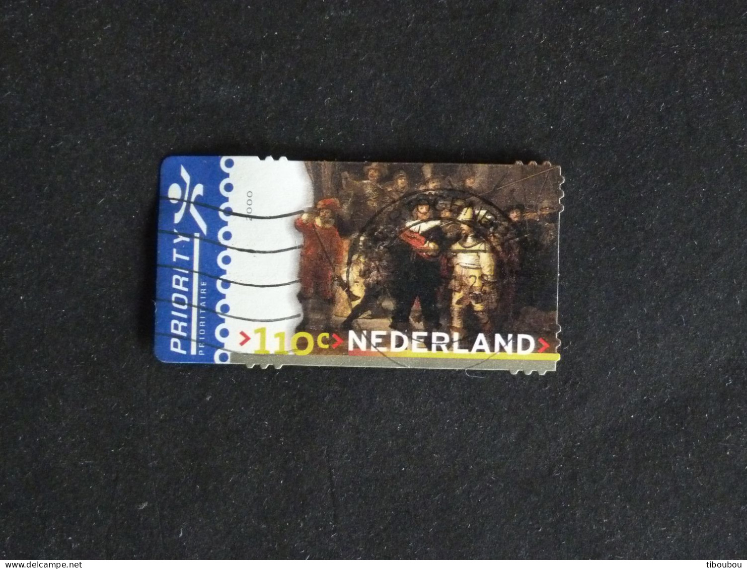 PAYS BAS NEDERLAND YT 1787 OBLITERE - RIJKSMUSEUM REMBRANDT LA RONDE DE NUIT - Used Stamps