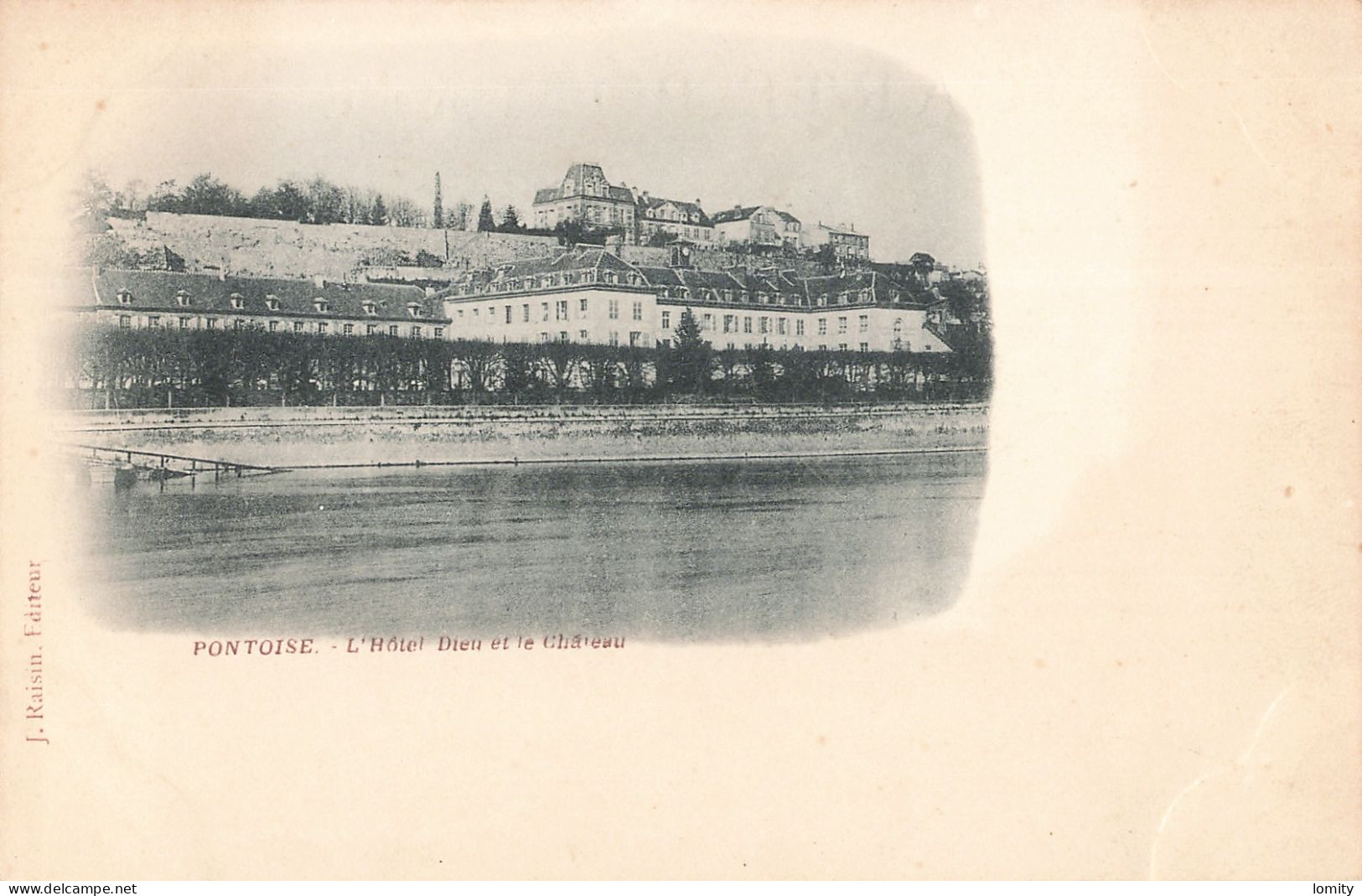 95 Pontoise Hotel Dieu Et Chateau CPA - Pontoise
