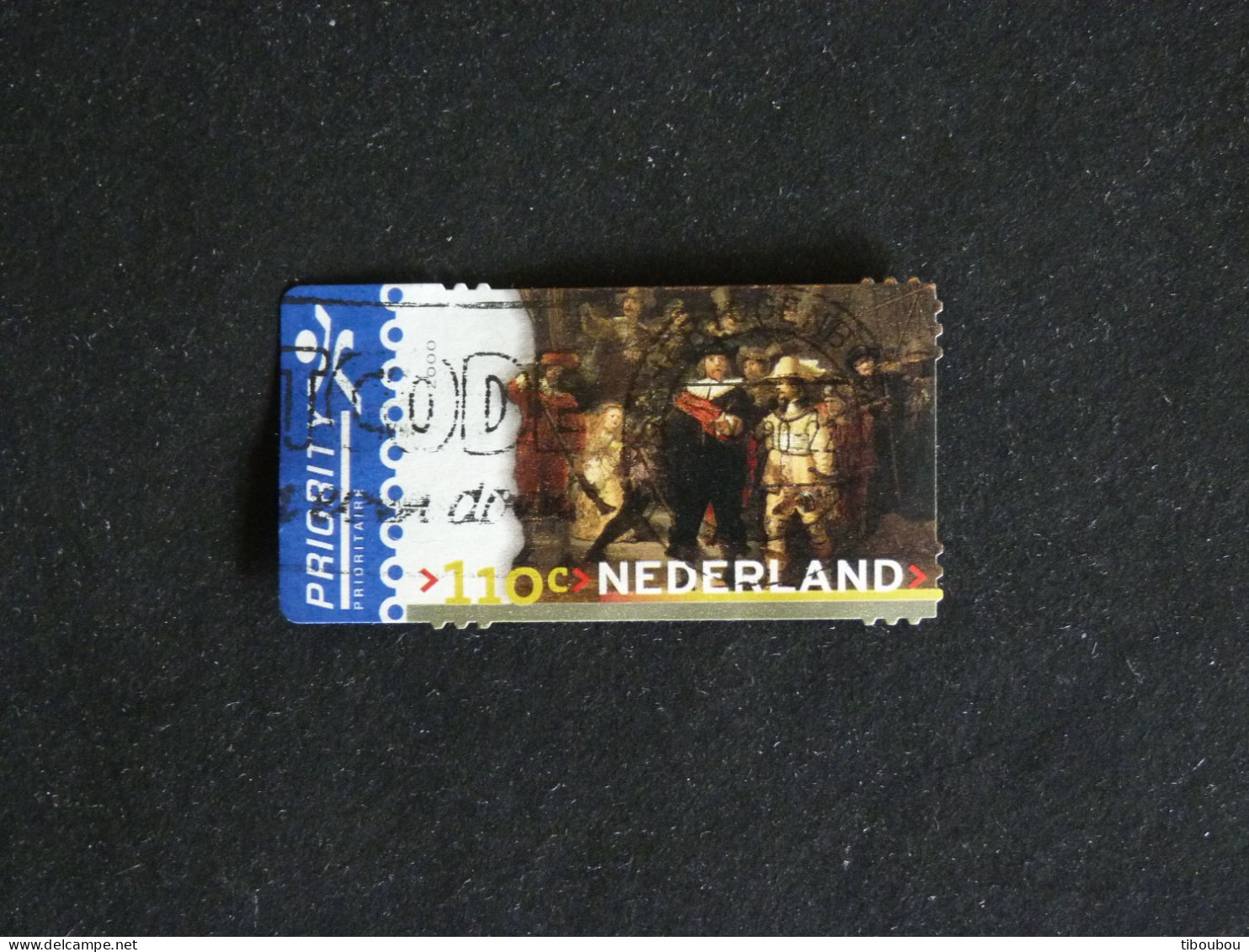 PAYS BAS NEDERLAND YT 1787 OBLITERE - RIJKSMUSEUM REMBRANDT LA RONDE DE NUIT - Used Stamps