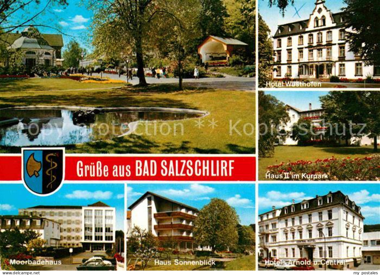 72886595 Bad Salzschlirf Kurpark Hotel Kurhaus Moorbadehaus Bad Salzschlirf - Otros & Sin Clasificación