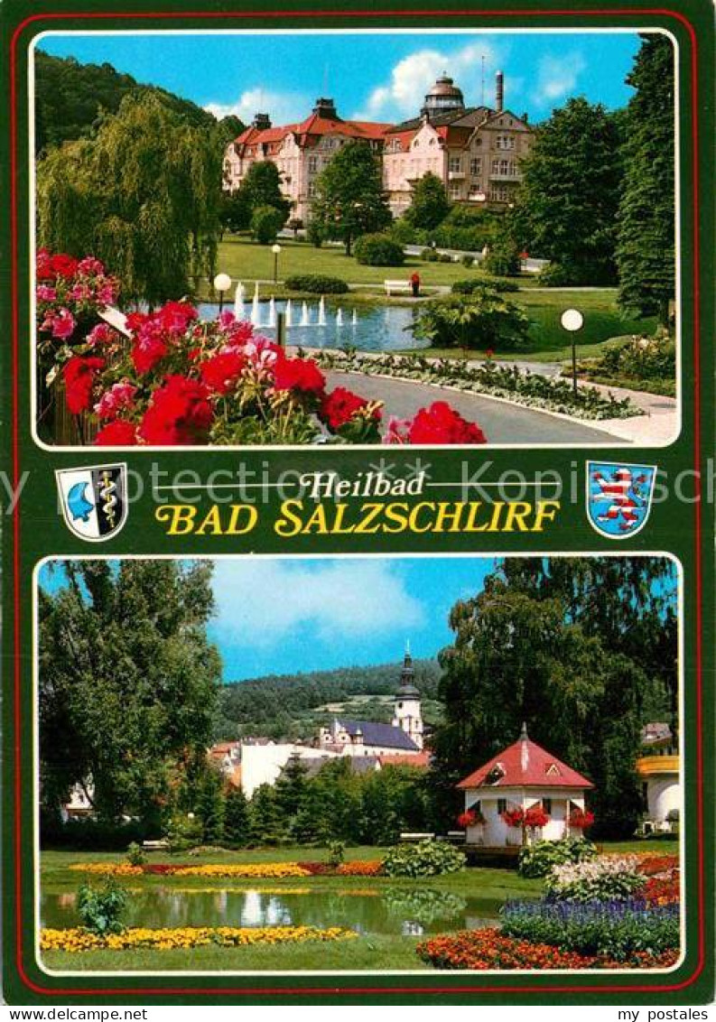 72886591 Bad Salzschlirf Kurhaus Kurpark Teich Bad Salzschlirf - Other & Unclassified