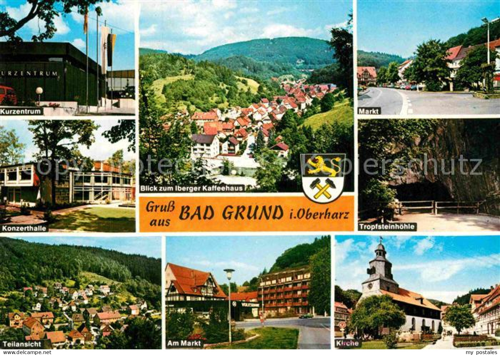 72886448 Bad Grund Kurzentrum Konzerthalle Markt Kirche Tropfsteinhoehle Iberger - Other & Unclassified