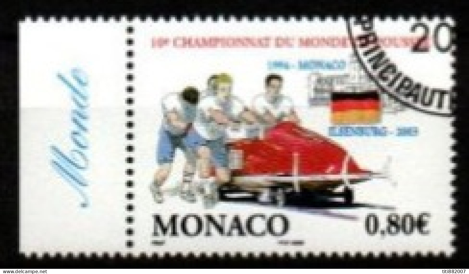 MONACO   -   2003 .  Y&T N° 2385 Oblitéré .  Bobsleigh - Oblitérés