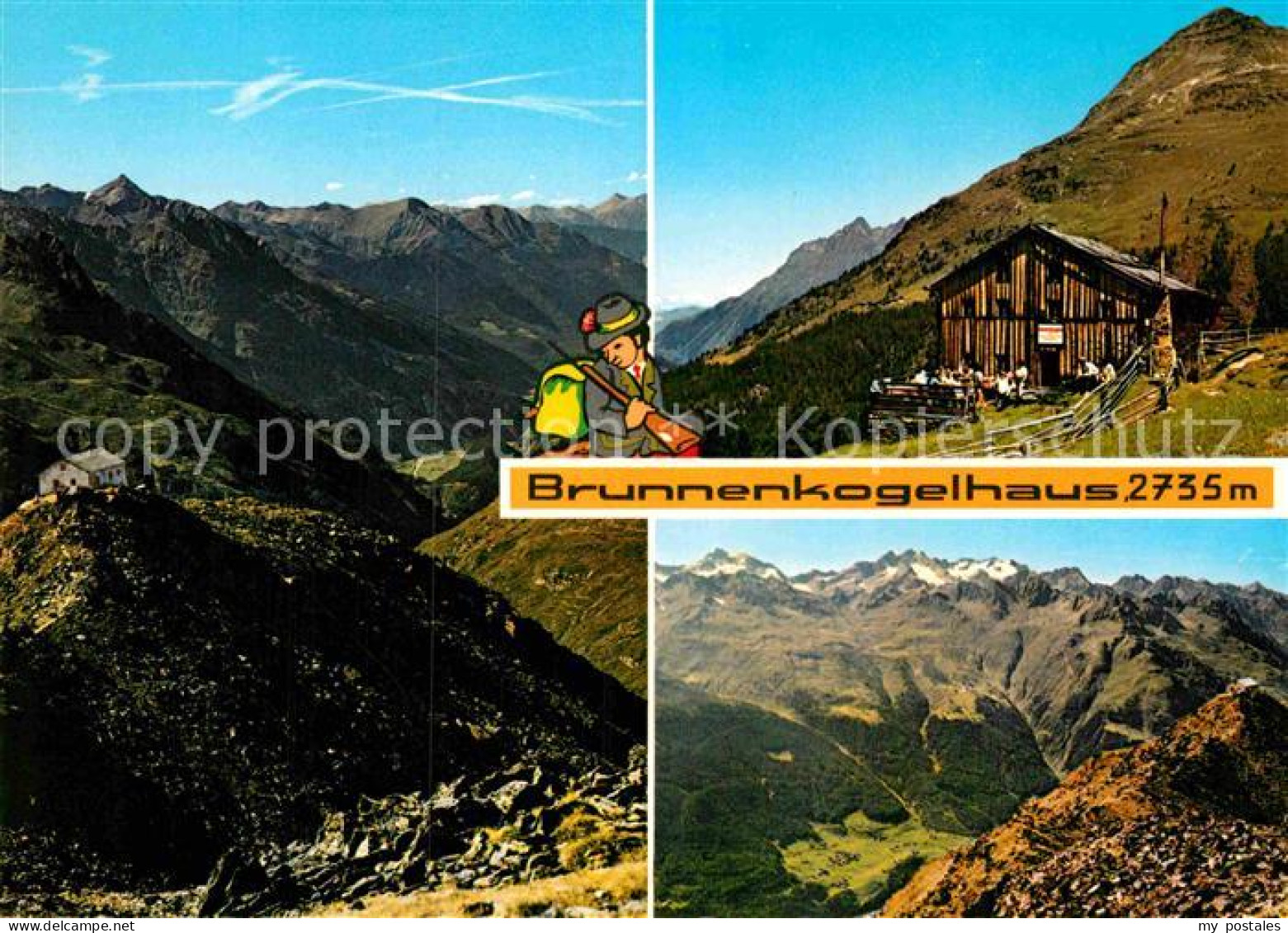 72885930 Oetztal Tirol Brunnenbergalm Brunnekogelhaus Oetztal Alpenpanorama Oetz - Autres & Non Classés