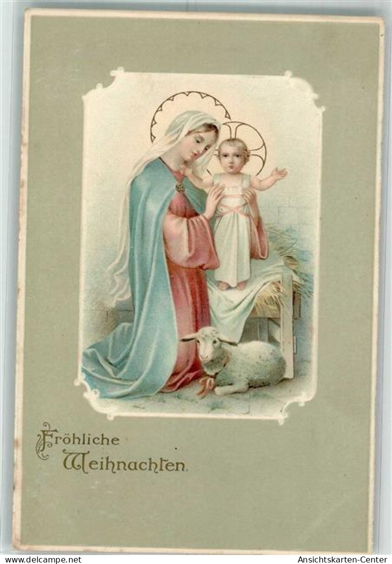 39743908 - Maria Und Das Heilige Kind Weihnachten Passepartout - Andere & Zonder Classificatie