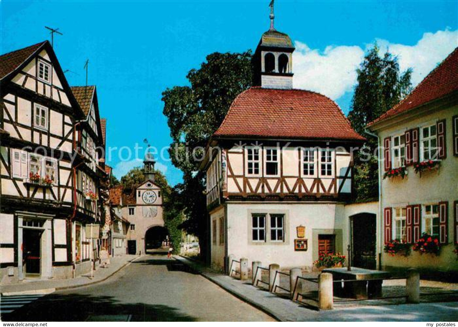 72885874 Bad Sooden-Allendorf Blick Zum Tor Fachwerkhaeuser Bad Sooden-Allendorf - Bad Sooden-Allendorf