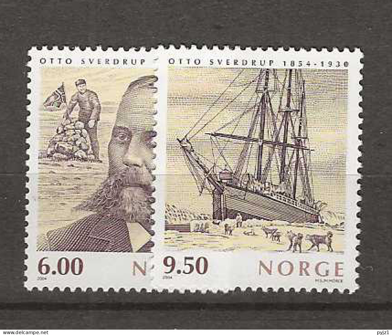 2004 MNH Norway, Mi 1502-03 Postfris** - Unused Stamps