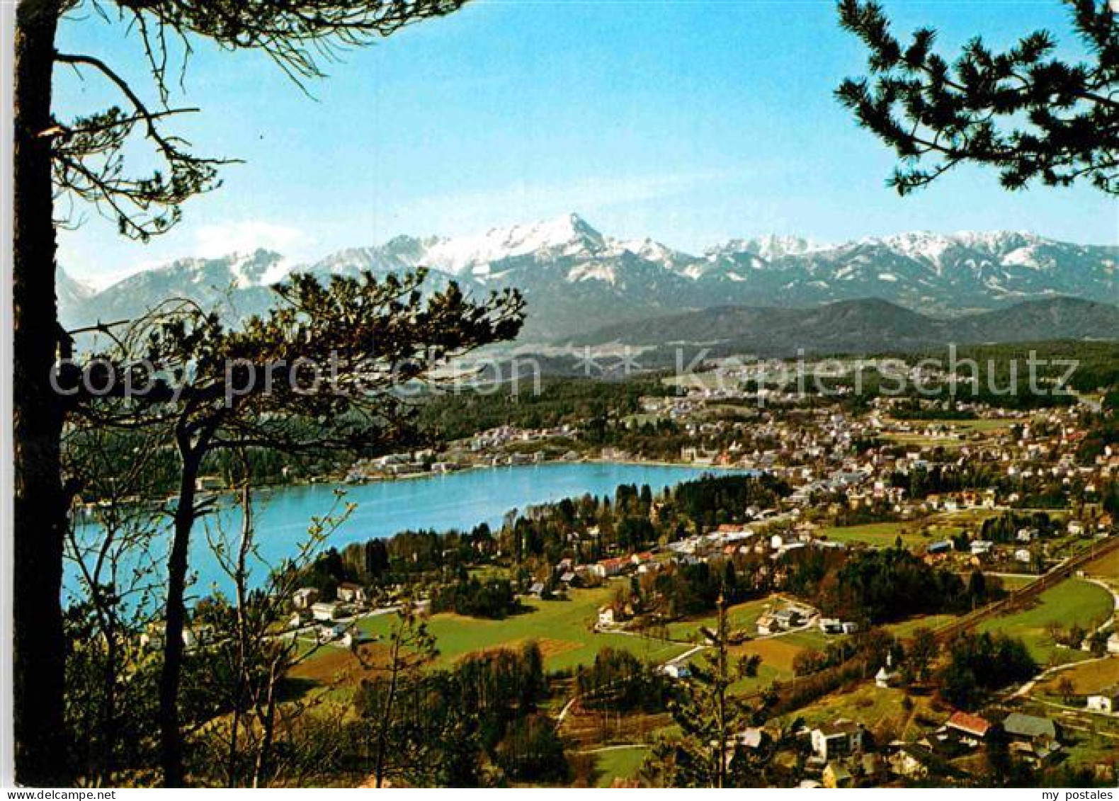 72885814 Velden Woerther See Panorama Kurort Bucht Julische Alpen Velden Am Woer - Andere & Zonder Classificatie
