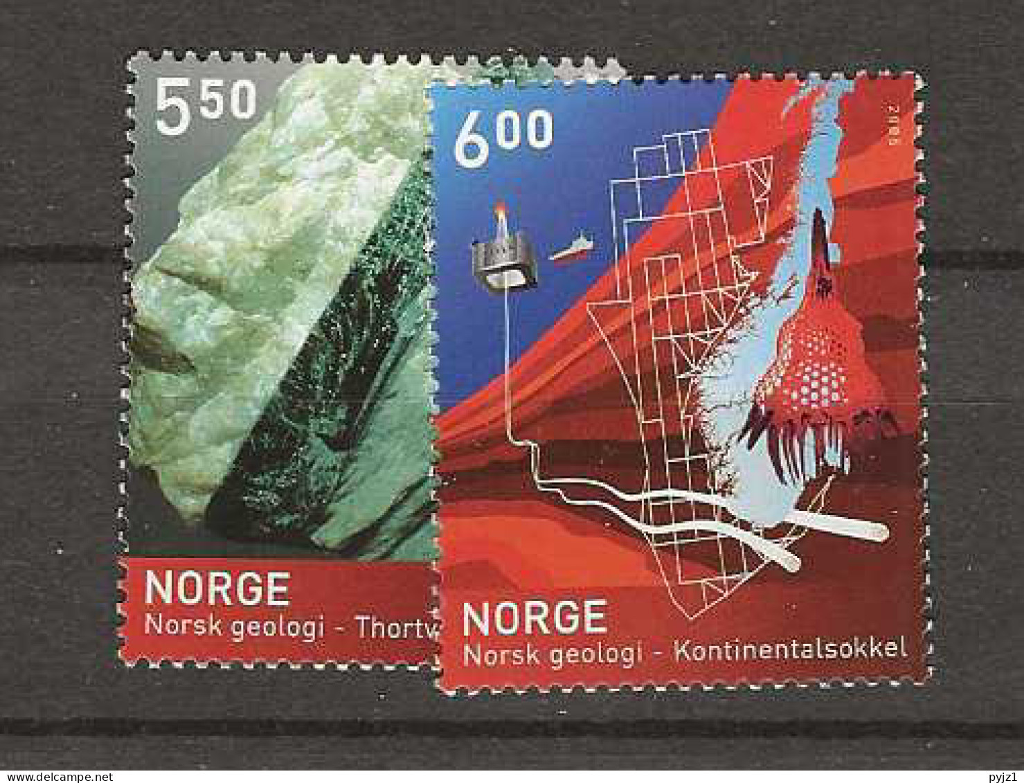 2005 MNH Norway, Mi 1552-53 Postfris** - Nuevos