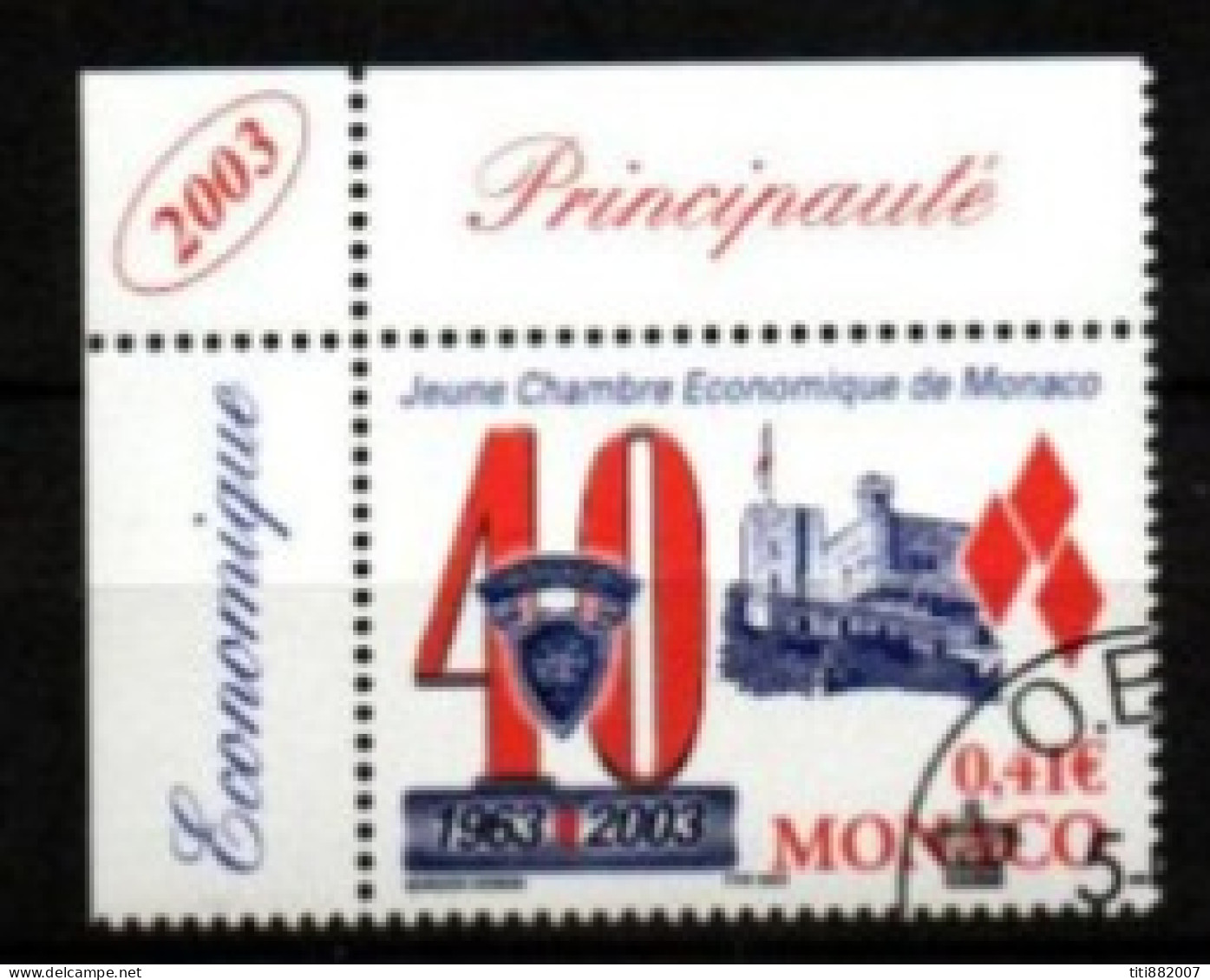 MONACO   -   2003 .  Y&T N° 2389 Oblitéré .  Jeune Chambre Economique - Used Stamps