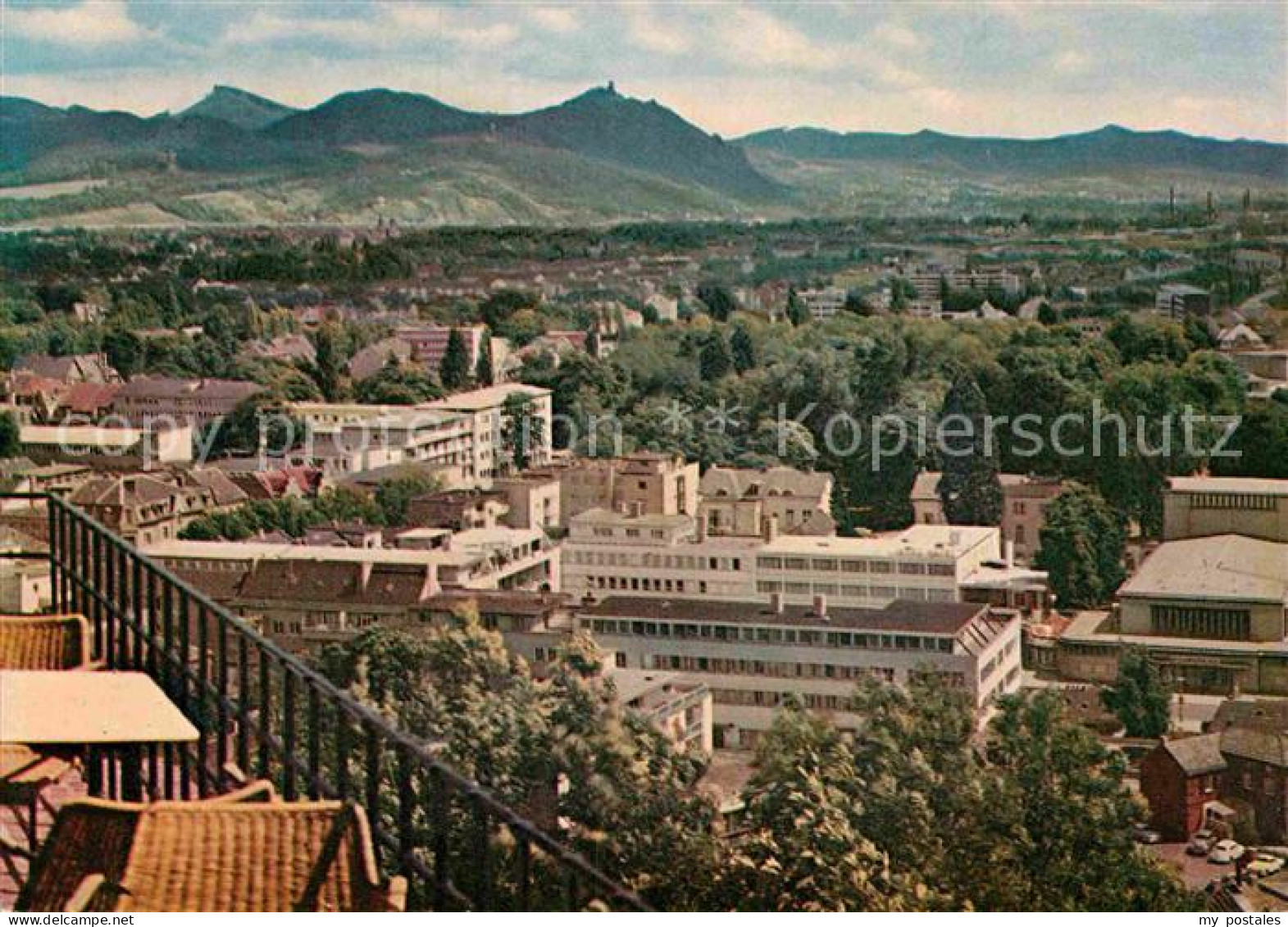 72885767 Bad Godesberg Panorama Blick Von Der Godesburg Auf Stadt Und Siebengebi - Bonn