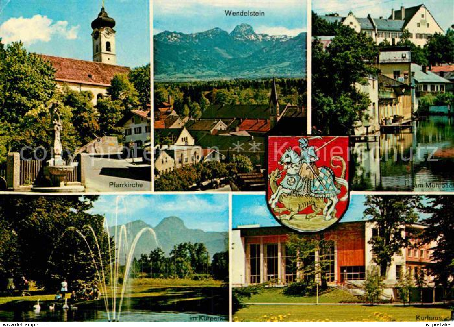 72885738 Bad Aibling Pfarrkirche Wendelstein Muehlbach Kurhaus Kurpark Wappen Al - Bad Aibling