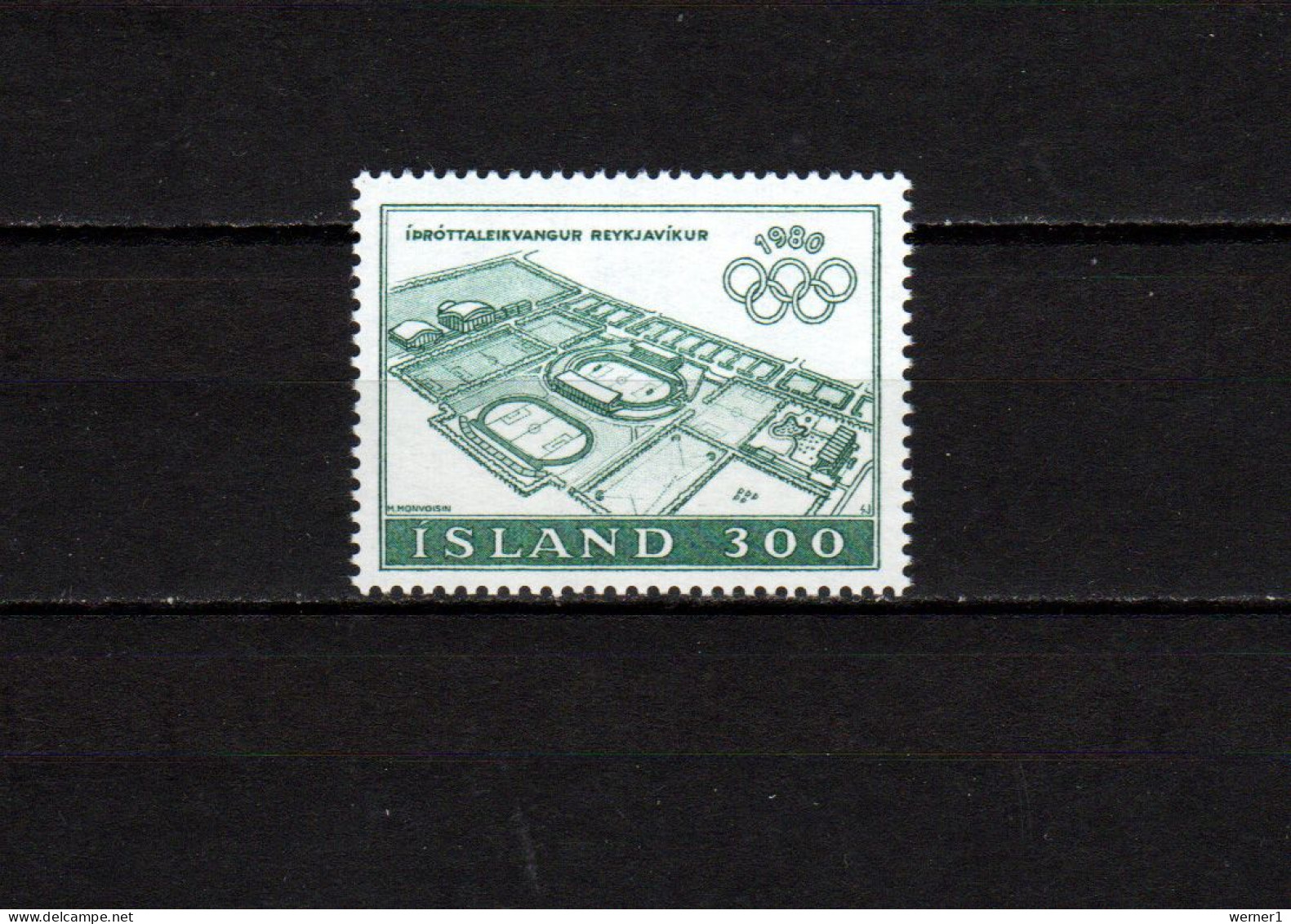 Iceland 1980 Olympic Games Moscow Stamp MNH - Ete 1980: Moscou