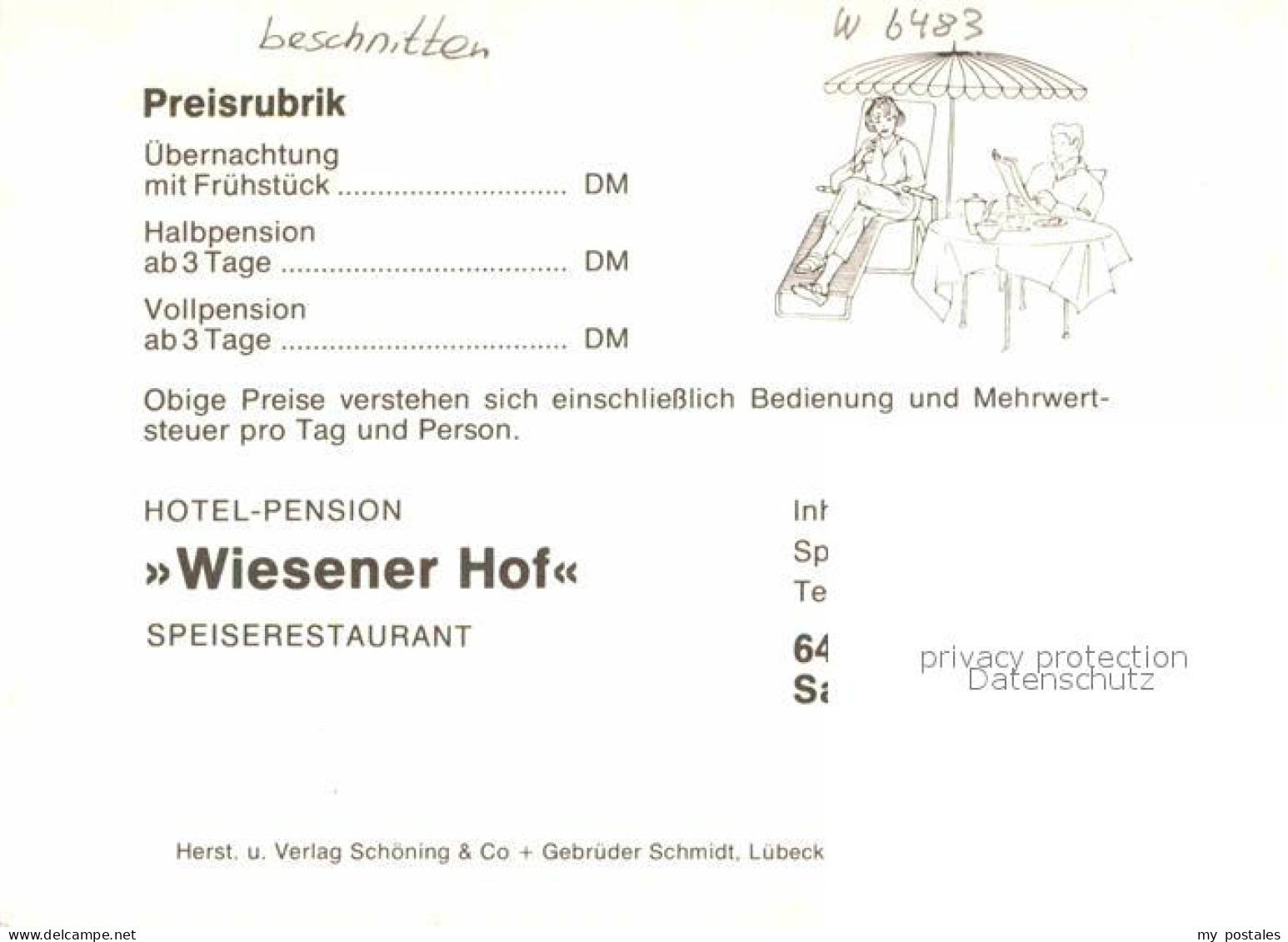 72885189 Bad Soden-Salmuenster Hotel Pension Wiesener Hof Bad Soden-Salmuenster - Other & Unclassified