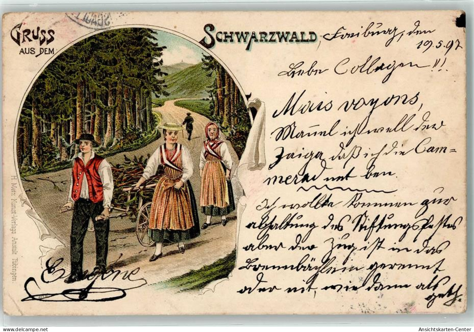 13937708 - Gruss Aus Dem Schwarzwald  Reisig Sammler AK - Andere & Zonder Classificatie