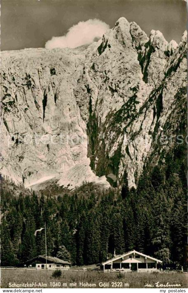 72885060 Berchtesgaden Schoritzkehl Alm Mit Hohem Goell Berchtesgadener Alpen Be - Berchtesgaden