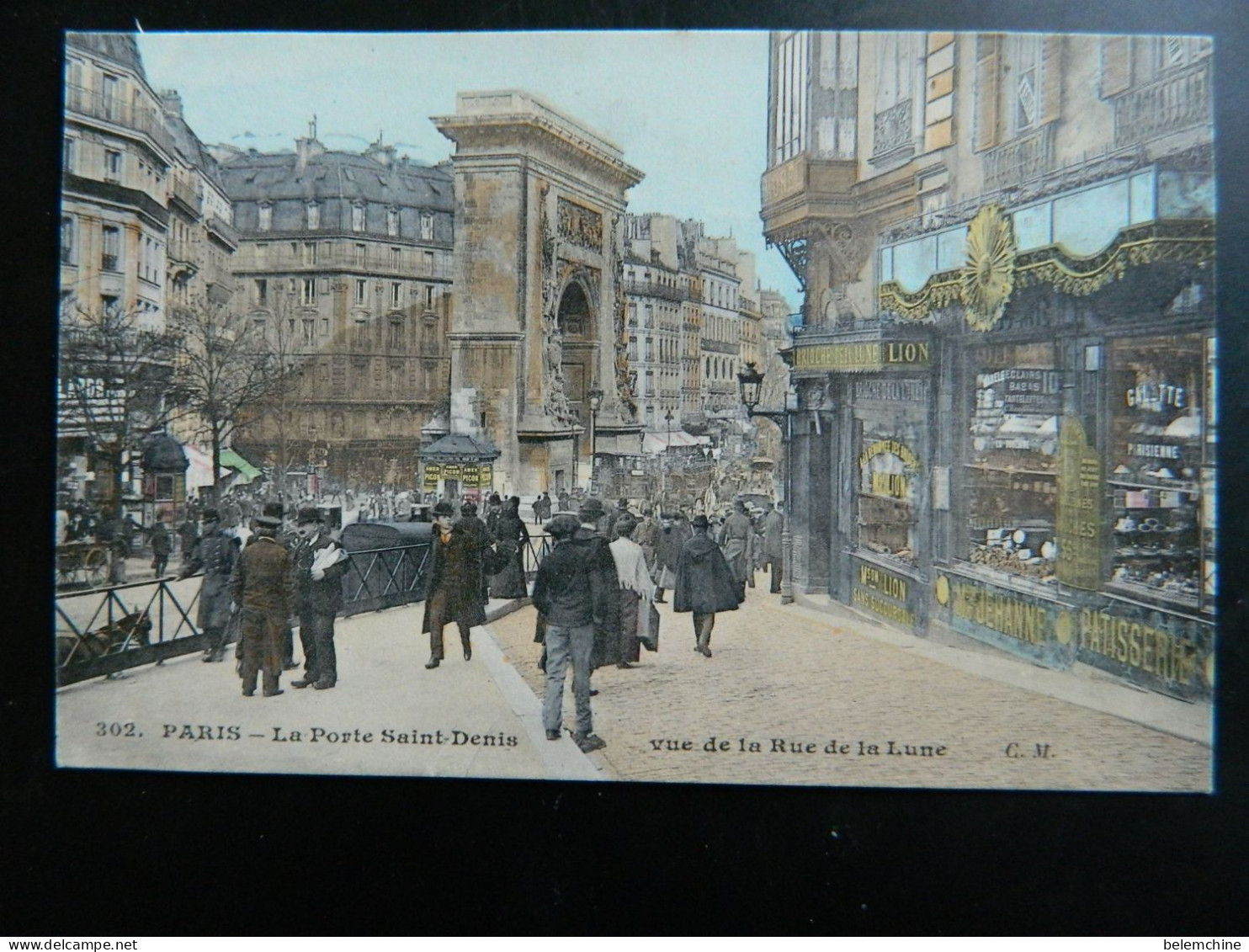 PARIS                              LA PORTE SAINT DENIS      VUE DE LA RUE DE LA LUNE - Distrito: 10