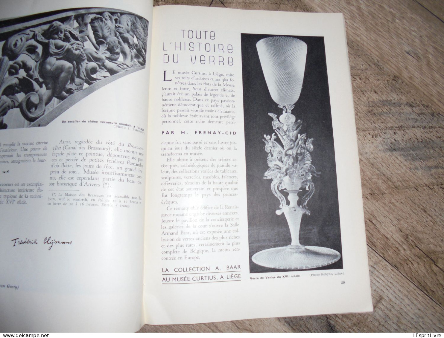 REFLETS DU TOURISME Avril Mai 1953 Régionalisme Georges Sand Vallée Meuse Hastière Histoire Du Verre Peinture Art - Belgien