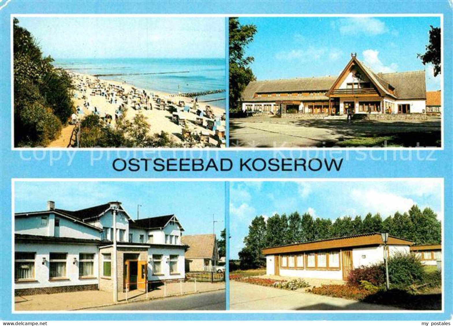 72884649 Koserow Ostseebad Usedom Strand Ferienobjekt Damerow FDGB Ferienheim Ze - Autres & Non Classés