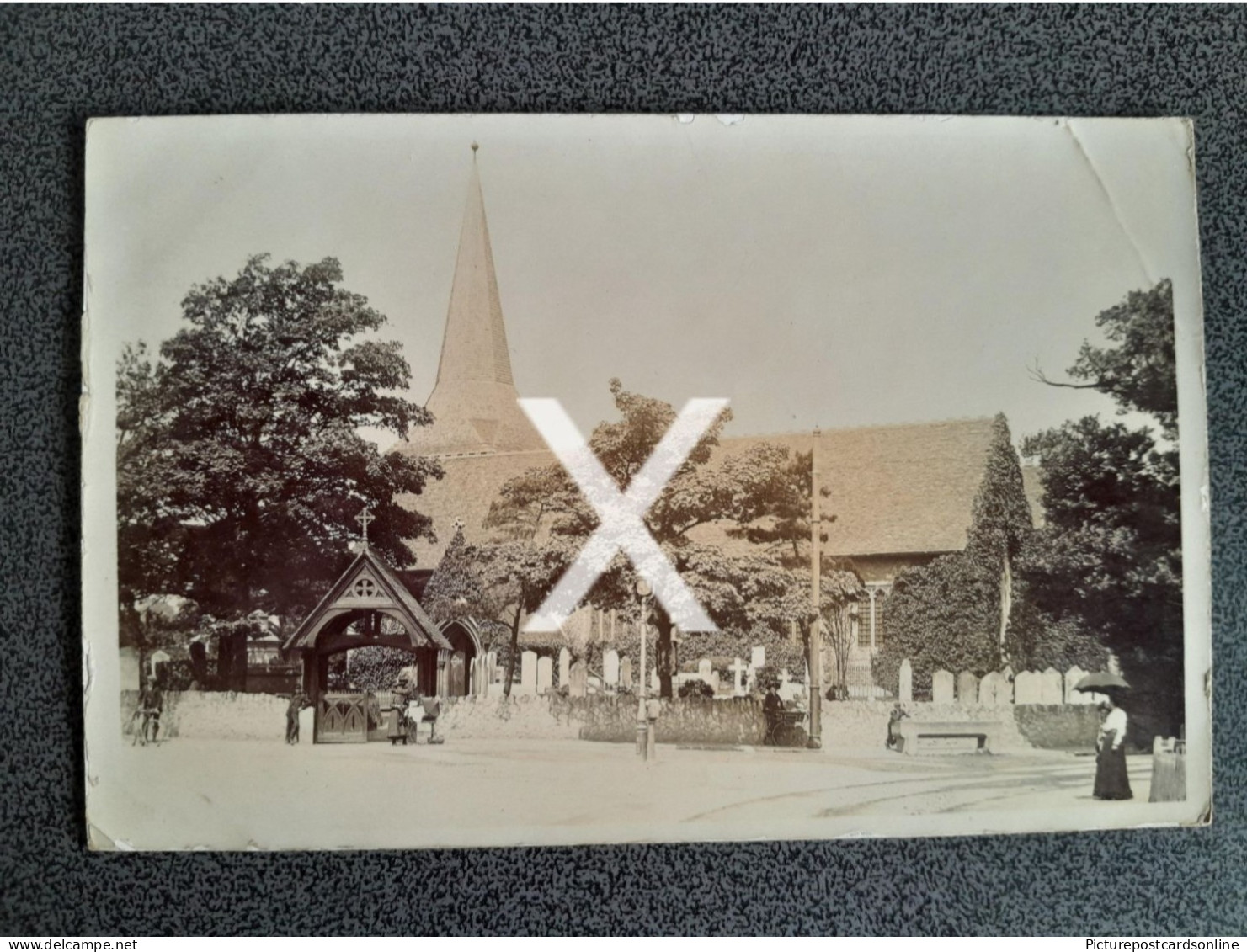 ST JOHNS CHURCH ERITH OLD R/P POSTCARD KENT NOW LONDON - Other & Unclassified