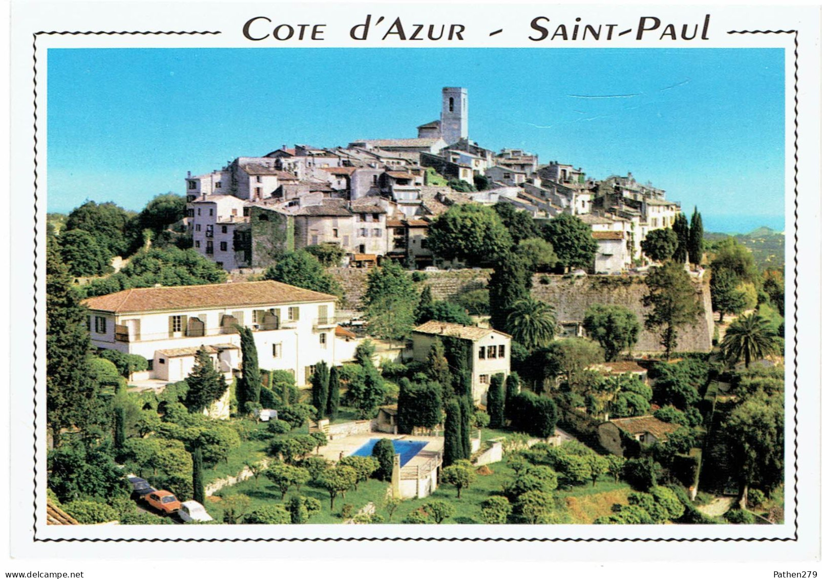 CPM FRANCE 06 ALPES-MARITIMES SAINT-PAUL-DE-VENCE - Vue Générale - 1986 - Saint-Paul