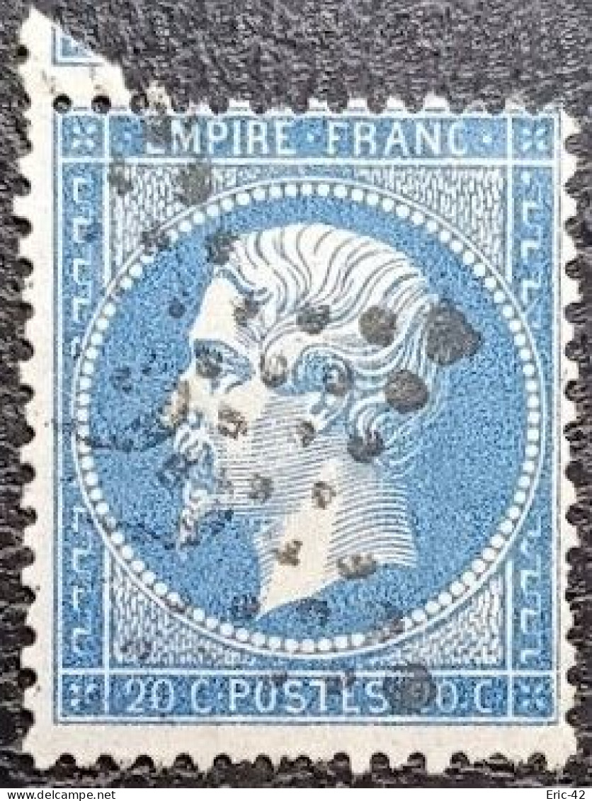N°22. Oblitéré étoile De Paris N°22 - 1862 Napoleone III
