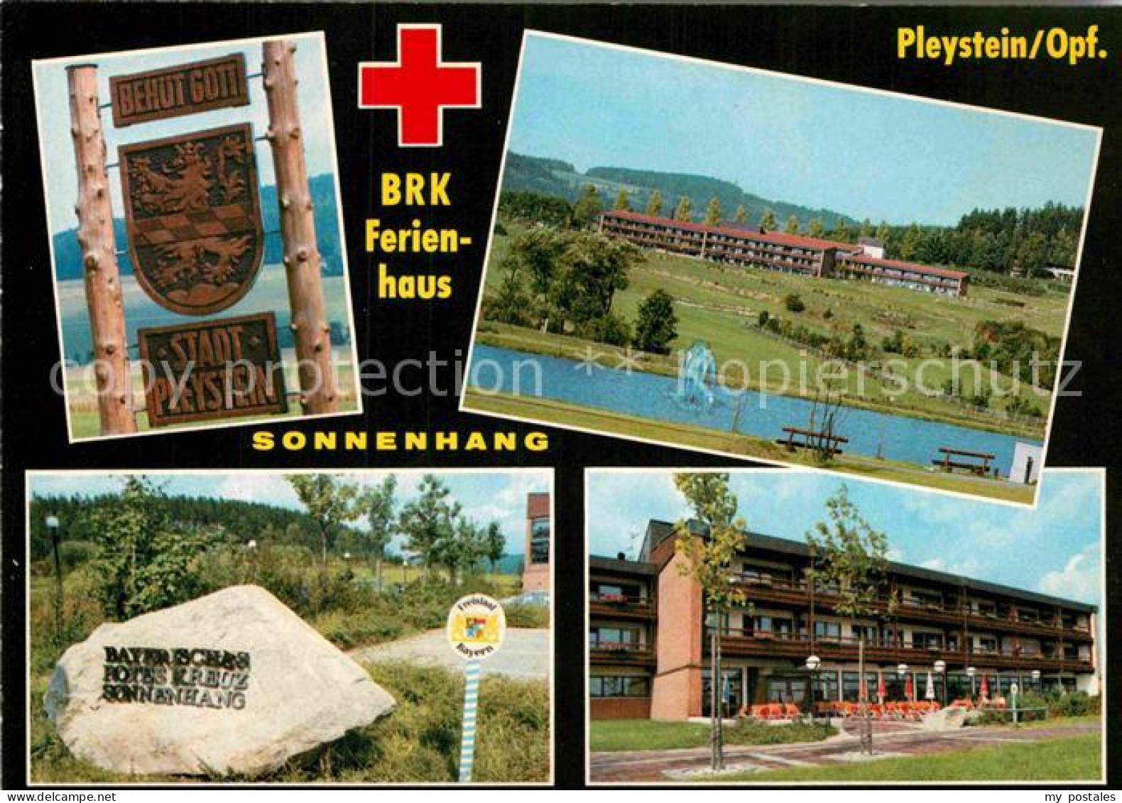 72883962 Pleystein BRK Ferienhaus Sonnenhang Schild Parkanlage Pleystein - Autres & Non Classés