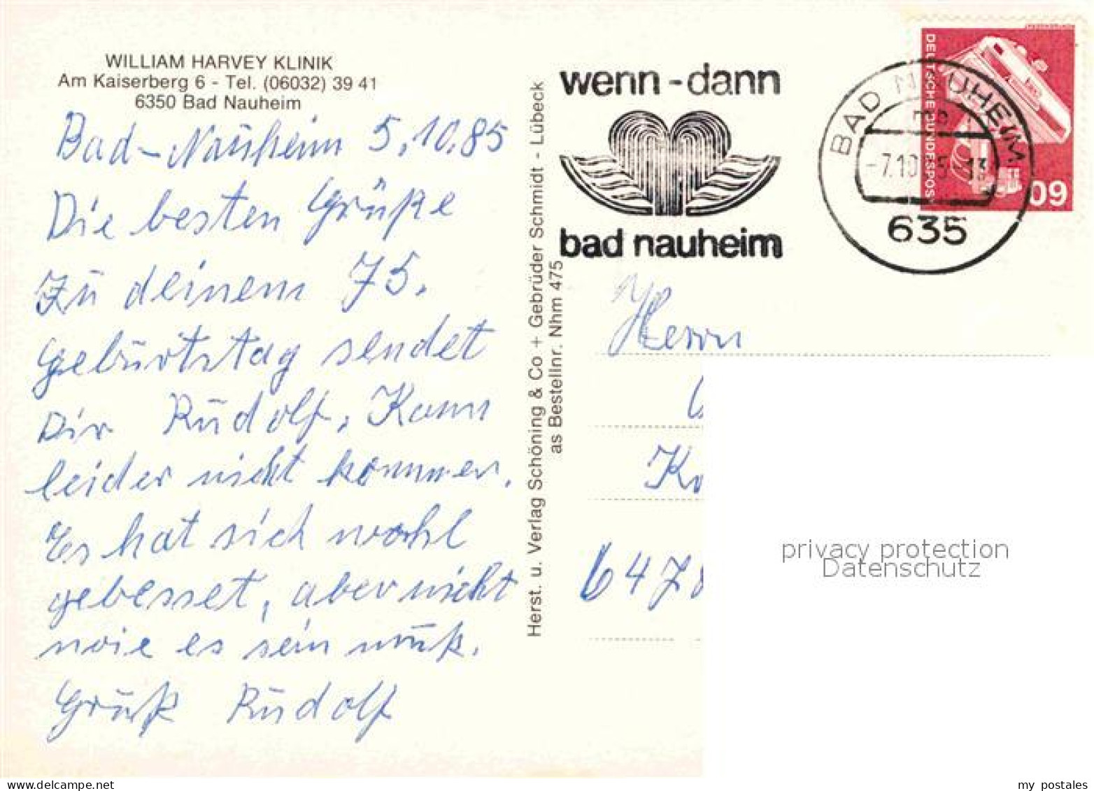 72883874 Bad Nauheim William Harvey Klinik Bad Nauheim - Bad Nauheim