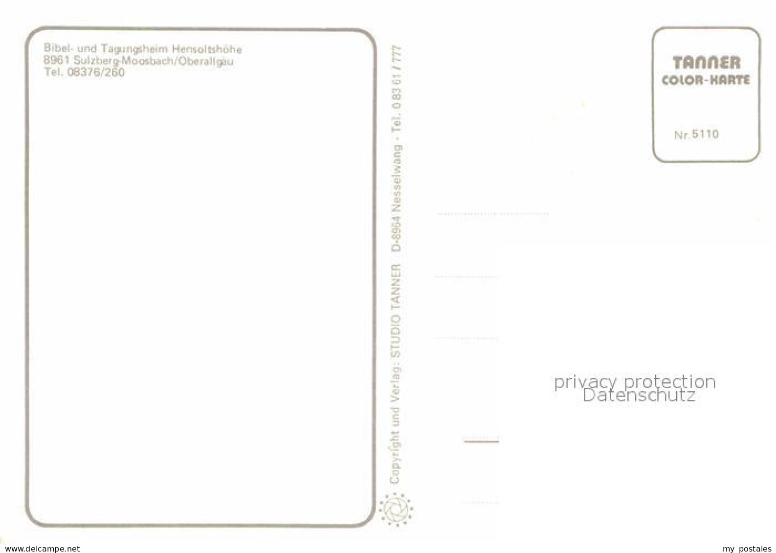 72883605 Moosbach Sulzberg Panorama Biebel- Und Freizeitzentrum Hensolthoehe  - Autres & Non Classés