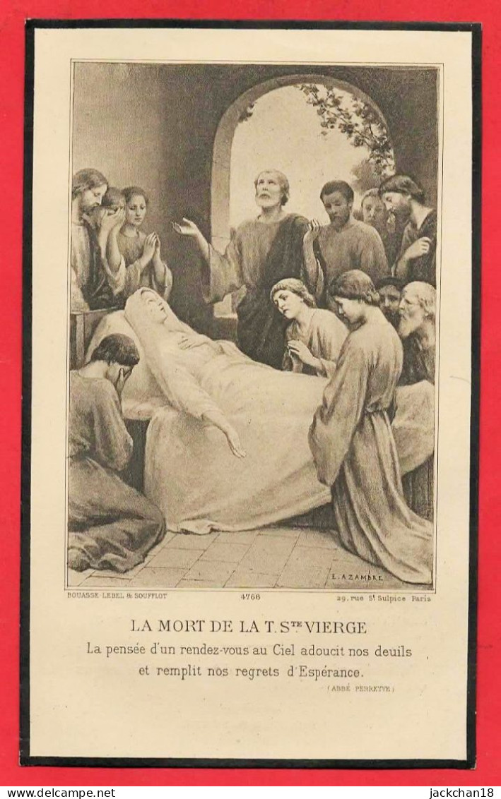 -- SOUVENIR MORTUAIRE  De MADAME ALBERT DARRICAU / DECEDEE Le 18 JANVIER1940 à L'AGE De 85 ANS -- - Images Religieuses