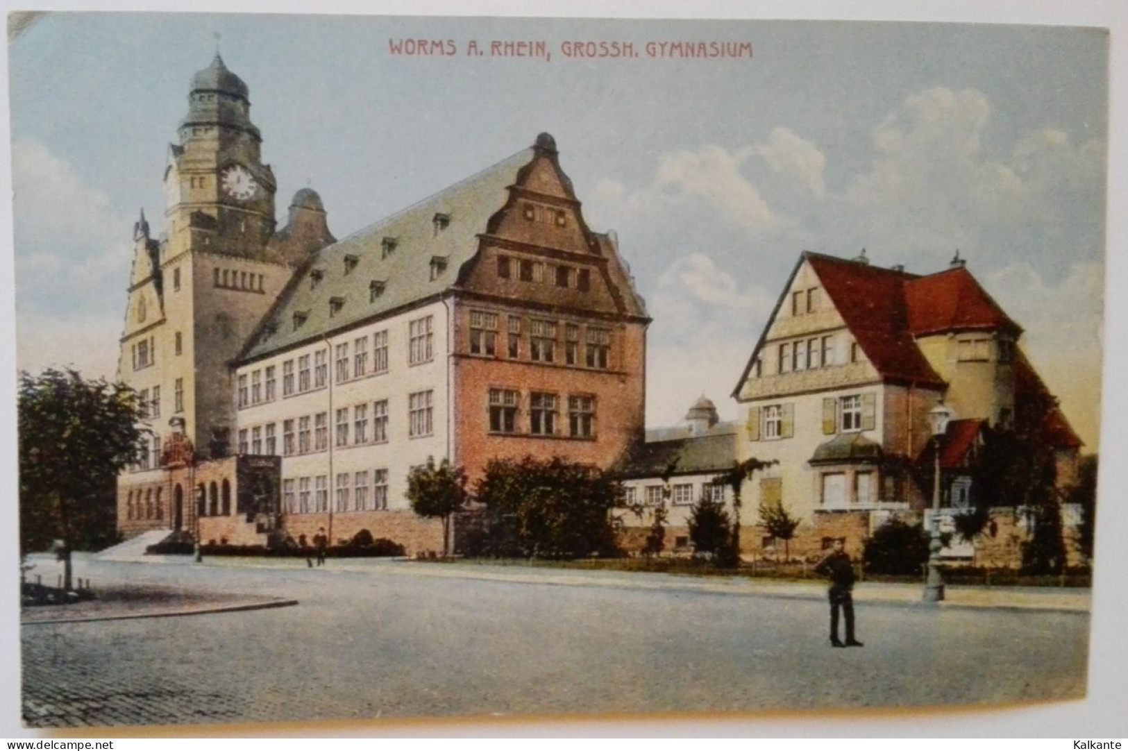 [RHEINLAND PFALZ] - 1921 - WORMS - Grossh Gymnasium - Worms