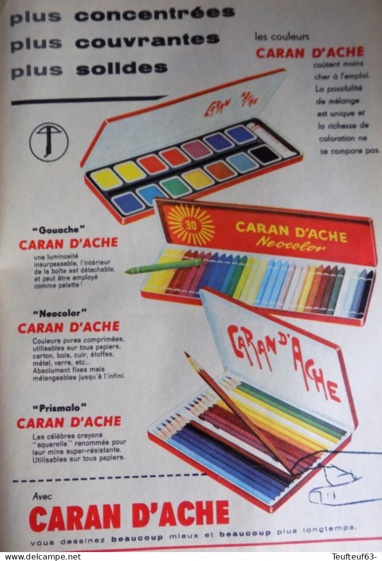 Publicité De Presse ; Les Couleurs Caran D'Ache - Advertising