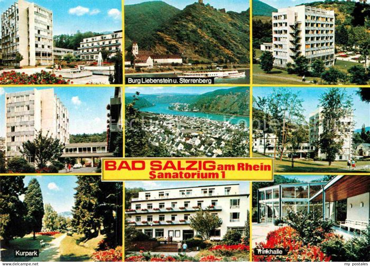 72883503 Bad Salzig Sanatorium Trinkhalle Burg-Liebenstein Kurpark Bad Salzig - Boppard