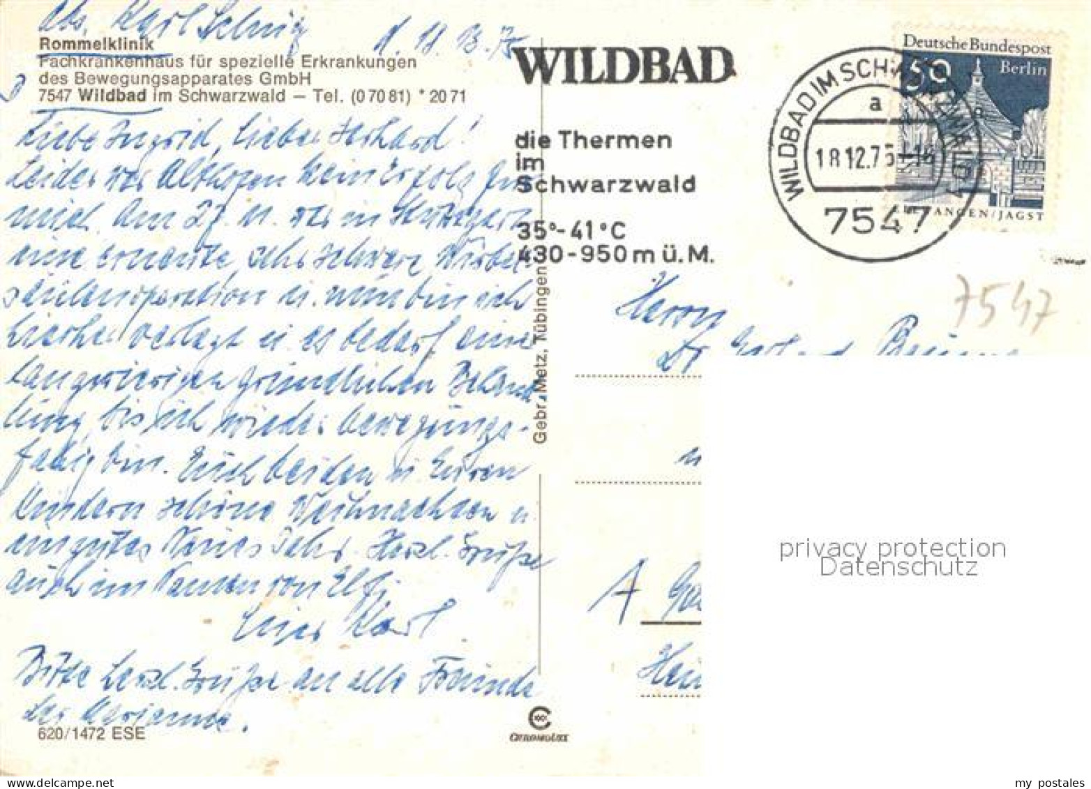72882931 Bad Wildbad Rommelklinik Bad Wildbad - Other & Unclassified