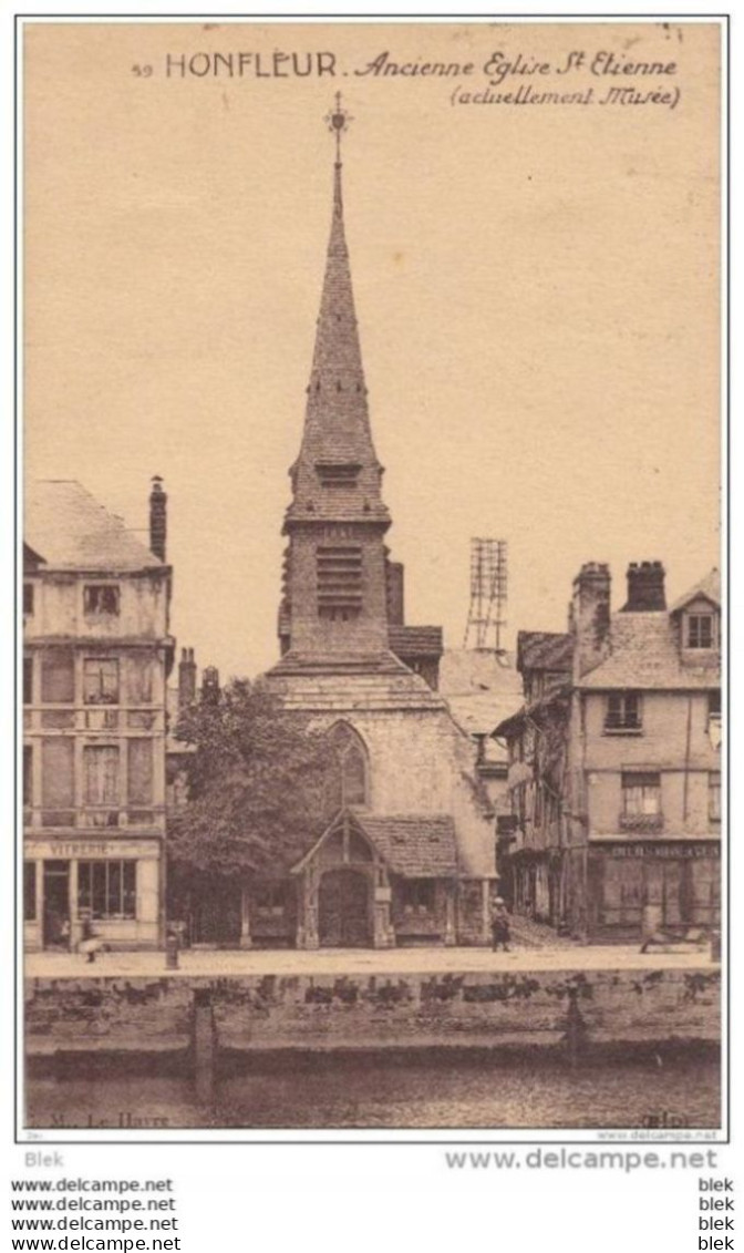 14.  Calvados : Honfleur : Ancienne église St Etienne . - Honfleur