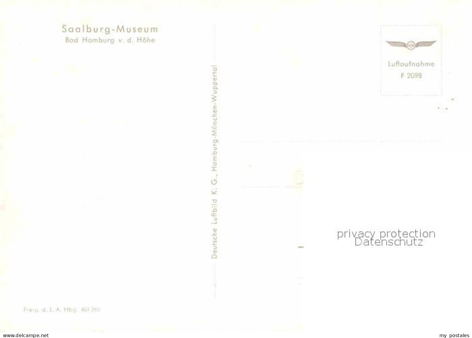 72881979 Bad Homburg Saalburg Museum Fliegeraufnahme Bad Homburg - Bad Homburg
