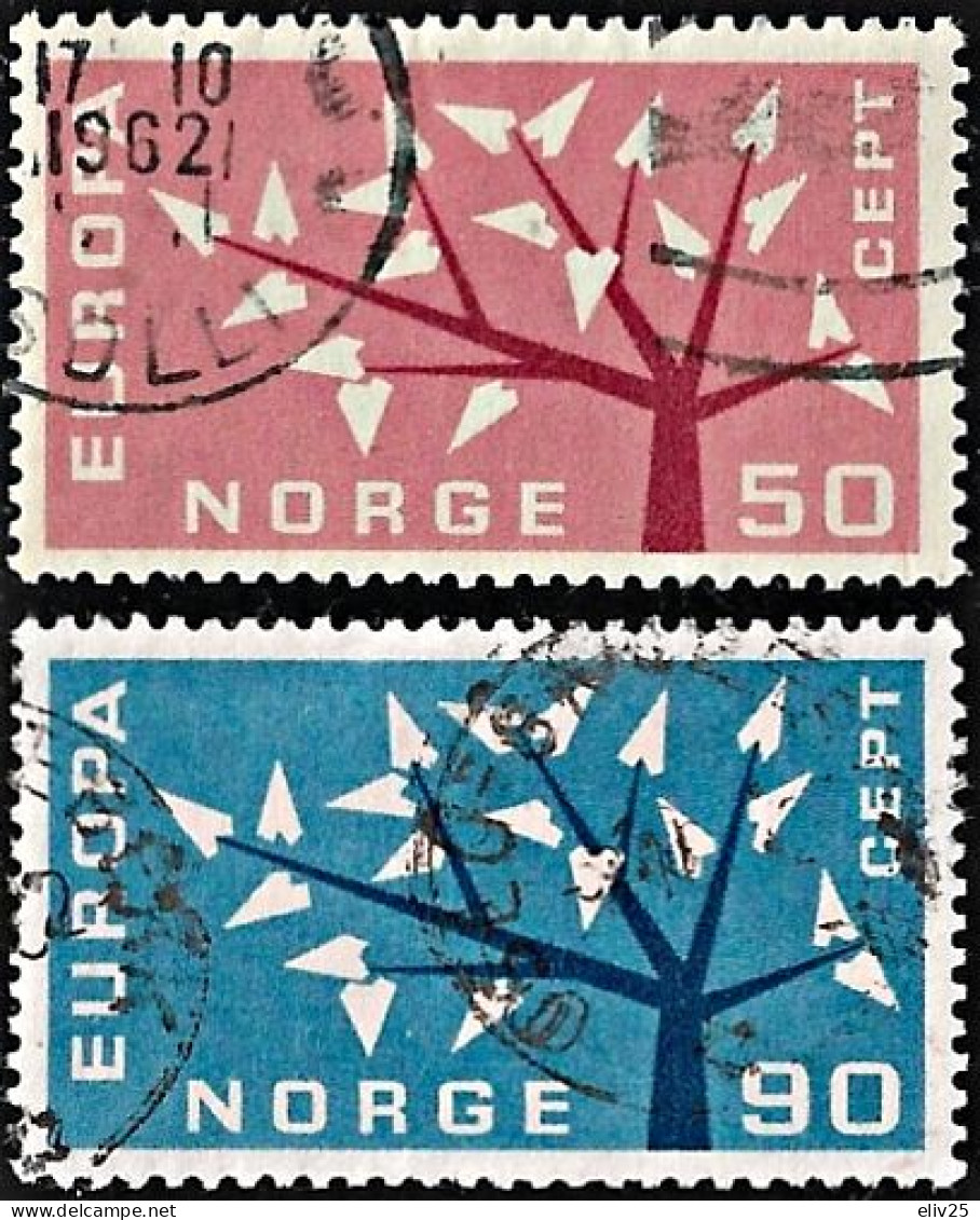 Norway 1962, Europa CEPT - 2 V. Used - 1962