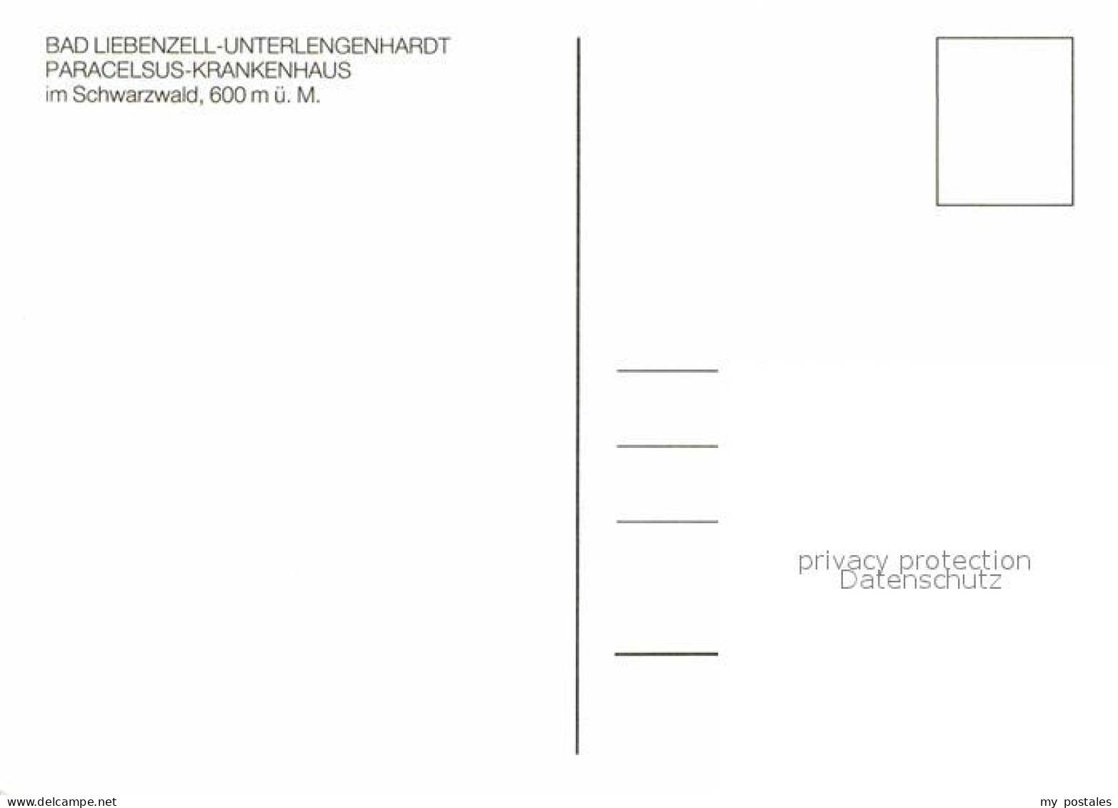 72881930 Bad Liebenzell Paracelsus Krankenhaus Bad Liebenzell - Other & Unclassified