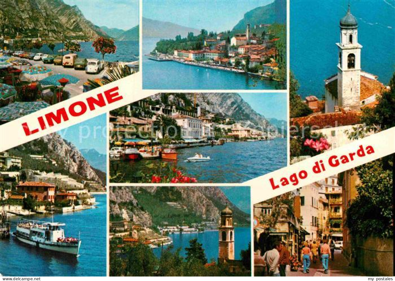 72881445 Limone Sul Garda Teilansichten Kirche Gasse Gardasee Limone Sul Garda - Sonstige & Ohne Zuordnung