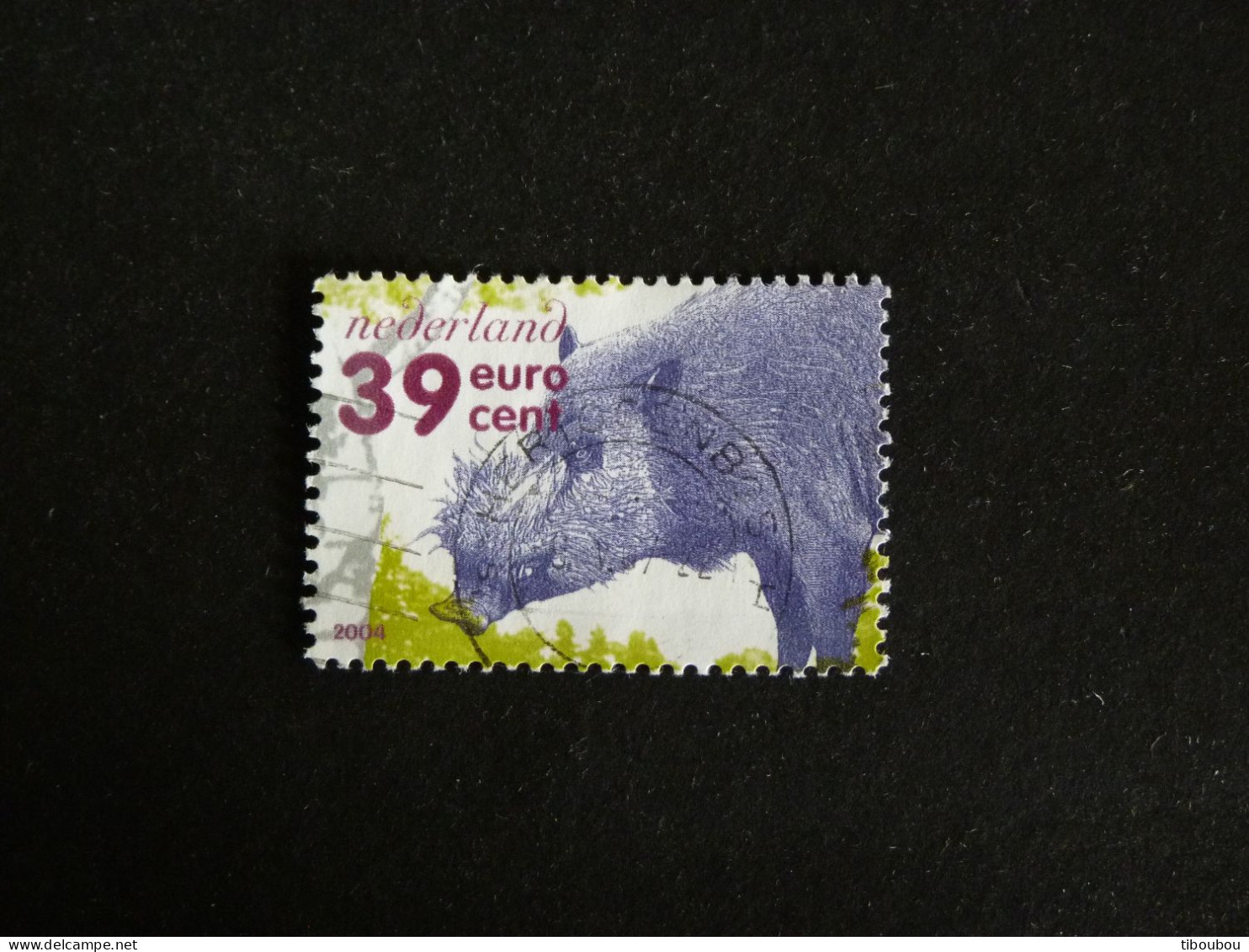 PAYS BAS NEDERLAND YT 2154 OBLITERE - SANGLIER WILD BOAR / FAUNE DE LA VELUWE - Used Stamps