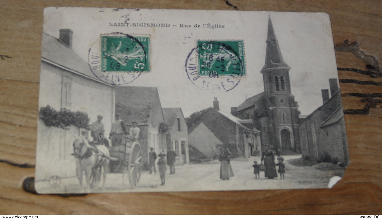 SAINT SIGISMOND, Rue De L'église ............... BH-19121 - Autres & Non Classés