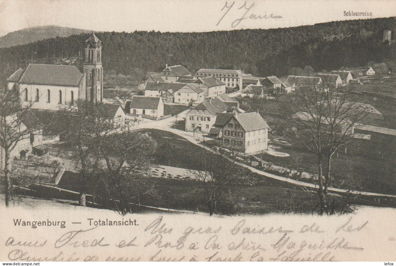 WANGENBOURG TOTALANSICH EN 1903 - Andere & Zonder Classificatie