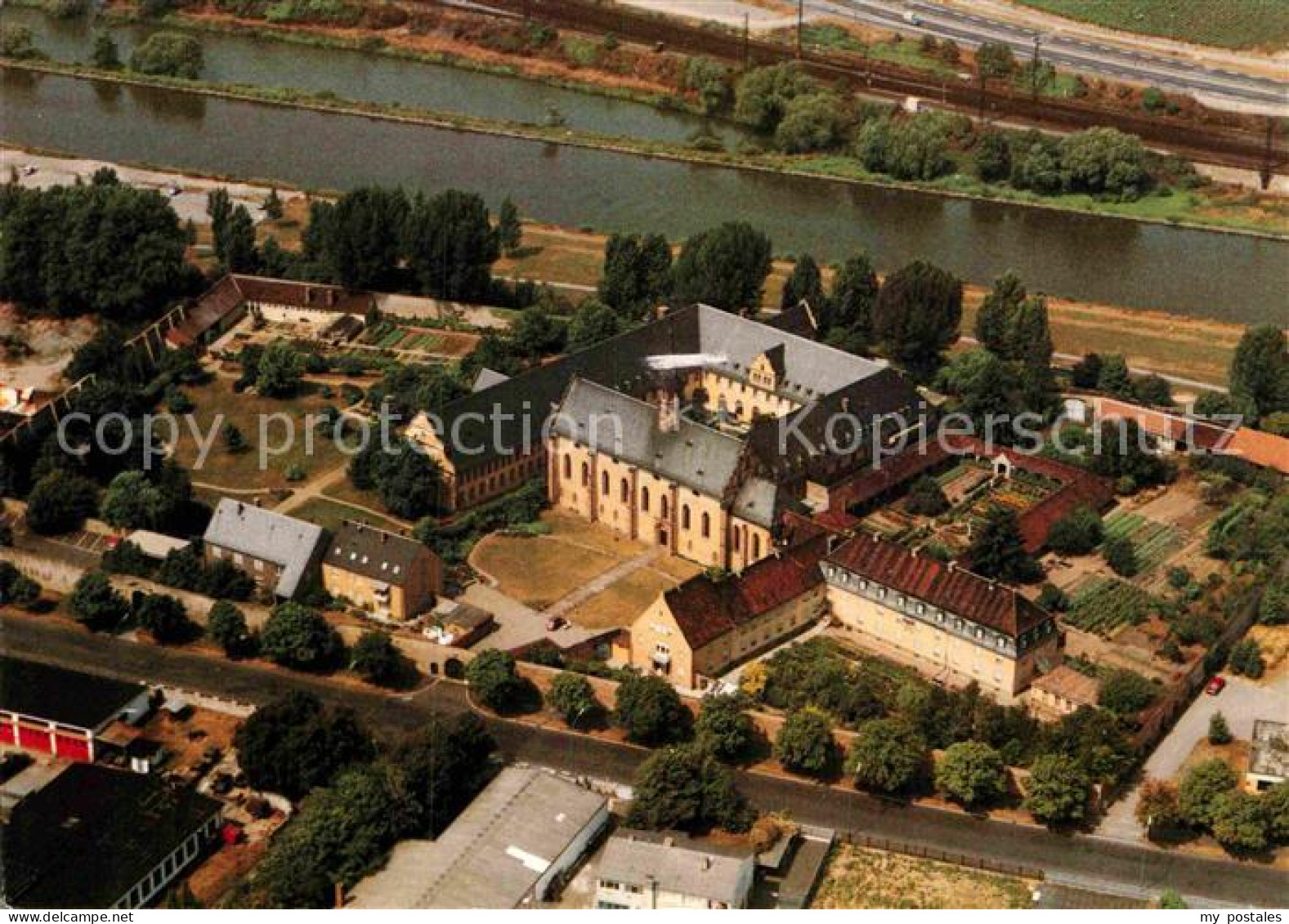 72880148 Wuerzburg Exerzitienheim Karmelitinnekloster Himmelspforten Fliegeraufn - Wuerzburg