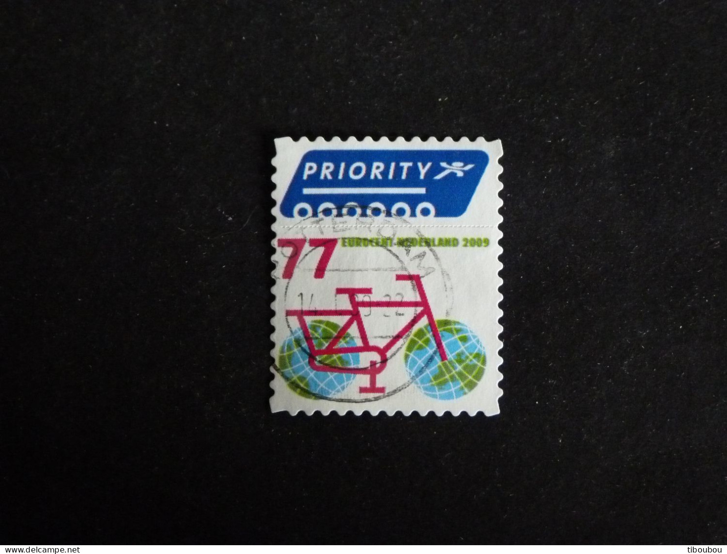 PAYS BAS NEDERLAND YT 2561 OBLITERE - PROTECTION ENVIRONNEMENT VELO BICYCLETTE - Used Stamps
