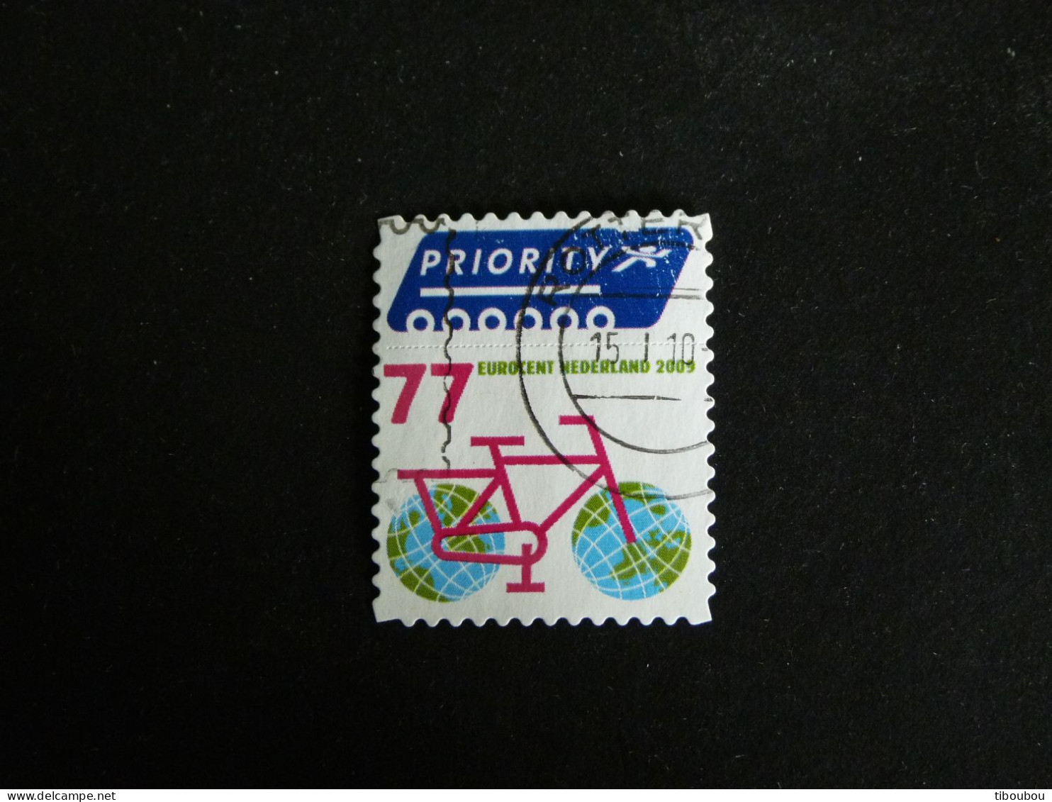 PAYS BAS NEDERLAND YT 2561 OBLITERE - PROTECTION ENVIRONNEMENT VELO BICYCLETTE - Used Stamps