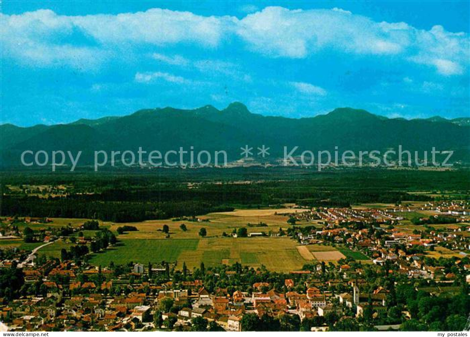 72878843 Kolbermoor Panorama Blick Zum Wendelstein Bayerische Voralpen Kolbermoo - Sonstige & Ohne Zuordnung