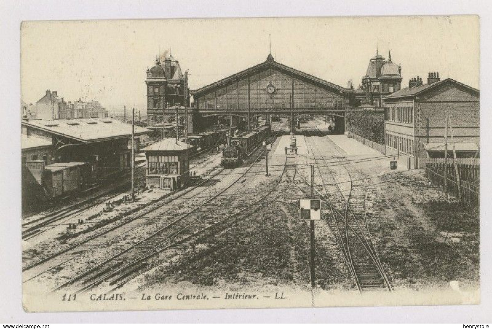 CALAIS : La Gare Centrale, Intérieur (z3711) - Calais